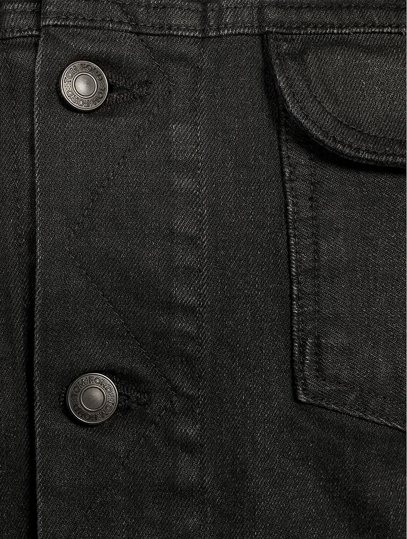 Coated Denim Jacket