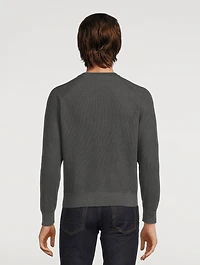 Silk And Cotton Crewneck Sweater