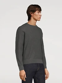 Silk And Cotton Crewneck Sweater