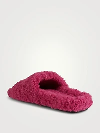 Furry Paris Slide Sandals