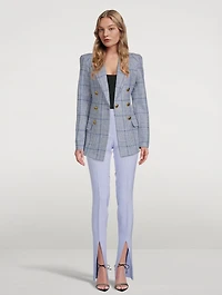 Not A Double-Breasted Pagoda Blazer Prince of Wales Print