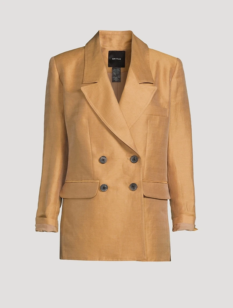 Oversized Double-Breasted Blazer
