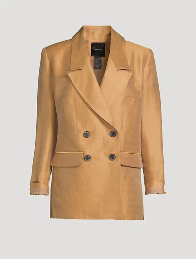 Oversized Double-Breasted Blazer