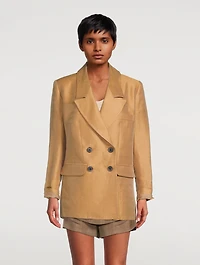 Oversized Double-Breasted Blazer
