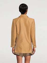 Oversized Double-Breasted Blazer