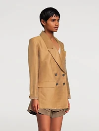 Oversized Double-Breasted Blazer