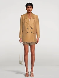 Oversized Double-Breasted Blazer