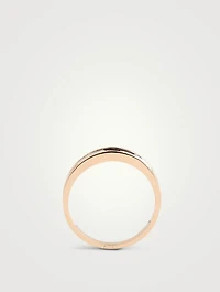 Vintage 14K Gold Half Eternity Ring With Diamonds