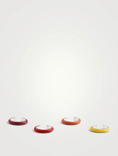 Set Of Four Warm Enamel Stacking Ear Cuffs