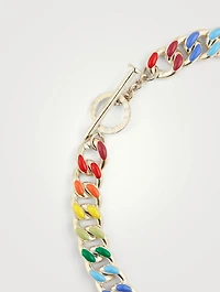 Rainbow Chunky Chain Necklace