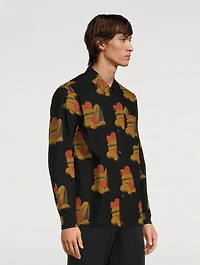 David JM Cotton Printed Shirt