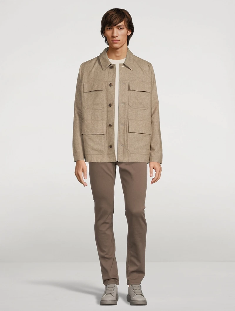 Clive Wool-Blend Shirt