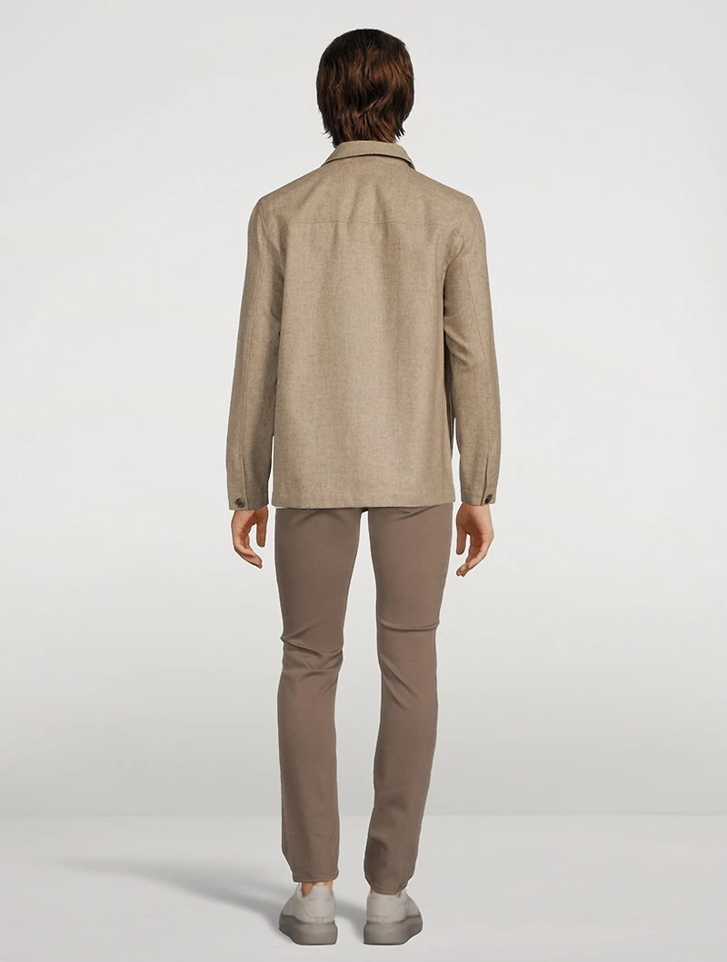 Clive Wool-Blend Shirt