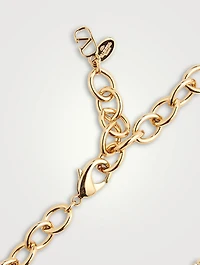 VLOGO Pavé Curb Chain Necklace