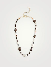 Earth Necklace With Pearls