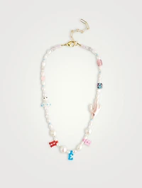 Her Necklace With Pearls