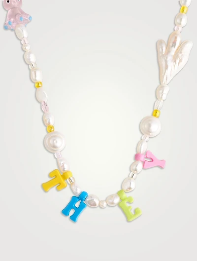 They Necklace With Pearls