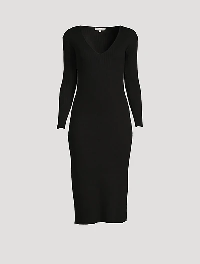 Ribbed Midi Dress