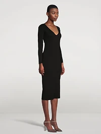 Ribbed Midi Dress