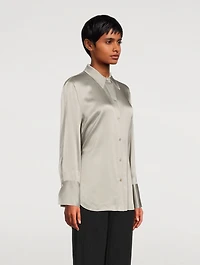 Relaxed Satin Blouse