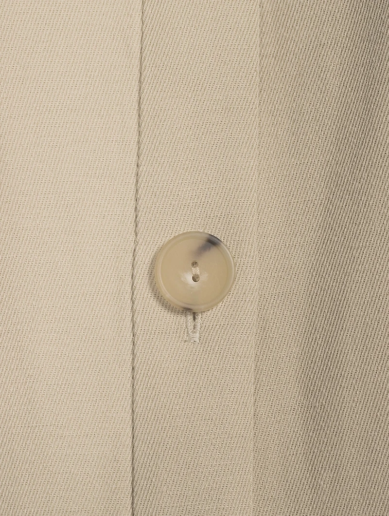 Tie-Back Shirt Jacket