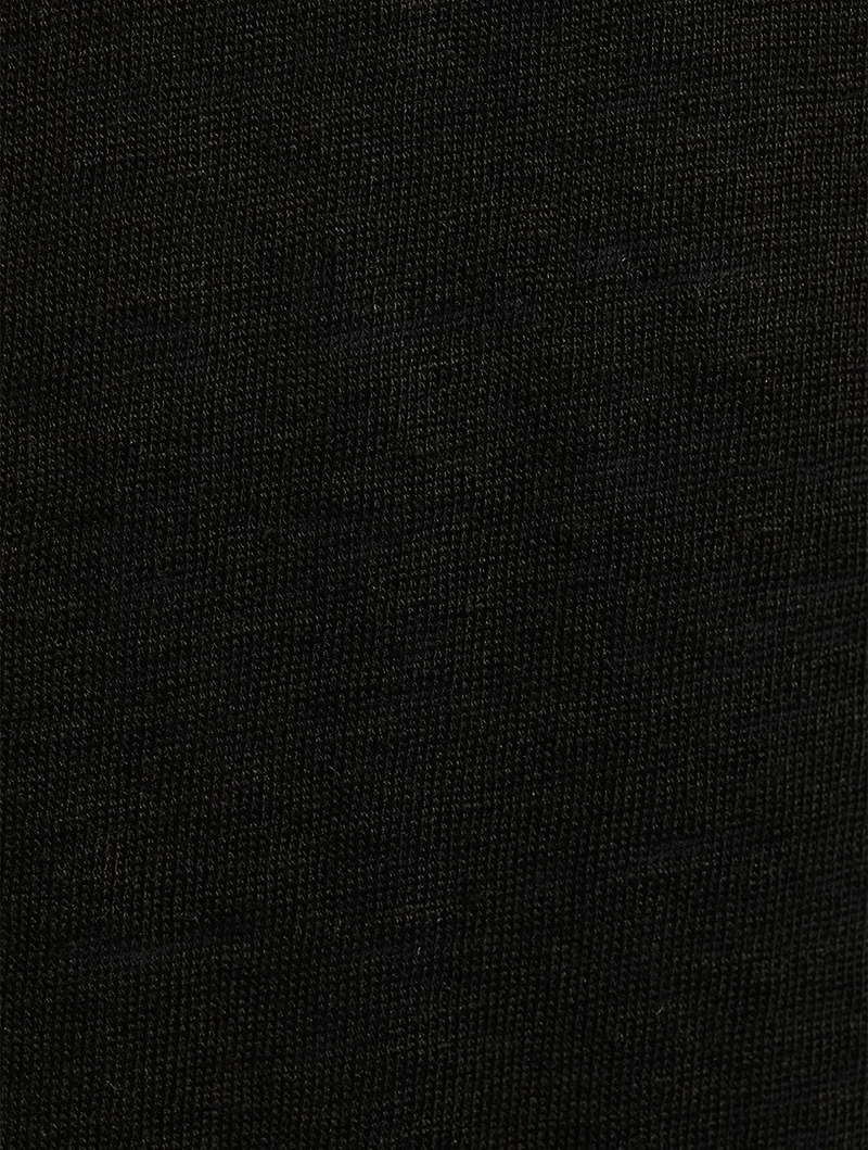 Linen Double V-Neck Tank Top