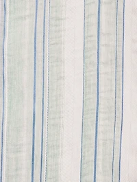 Drapey Stripe Shirred Blouse