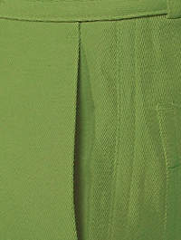 Twill Belted Shorts