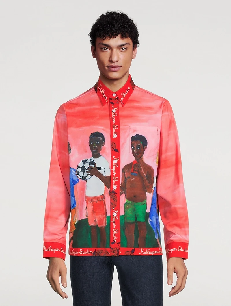 Long-Sleeve Shirt Kids Print