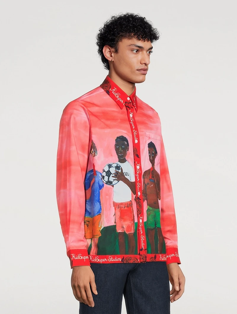 Long-Sleeve Shirt Kids Print