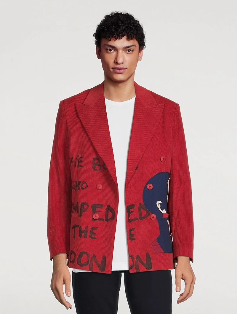 Jumped The Moon Double-Breasted Jacket
