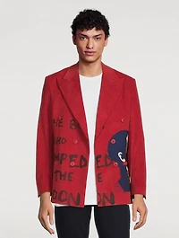 Jumped The Moon Double-Breasted Jacket