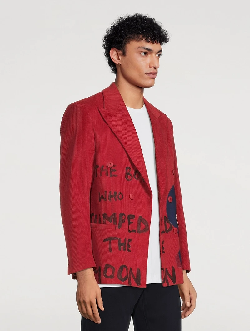 Jumped The Moon Double-Breasted Jacket
