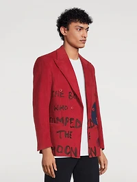 Jumped The Moon Double-Breasted Jacket