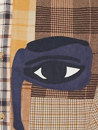 Work Face Cotton Shirt Check Print