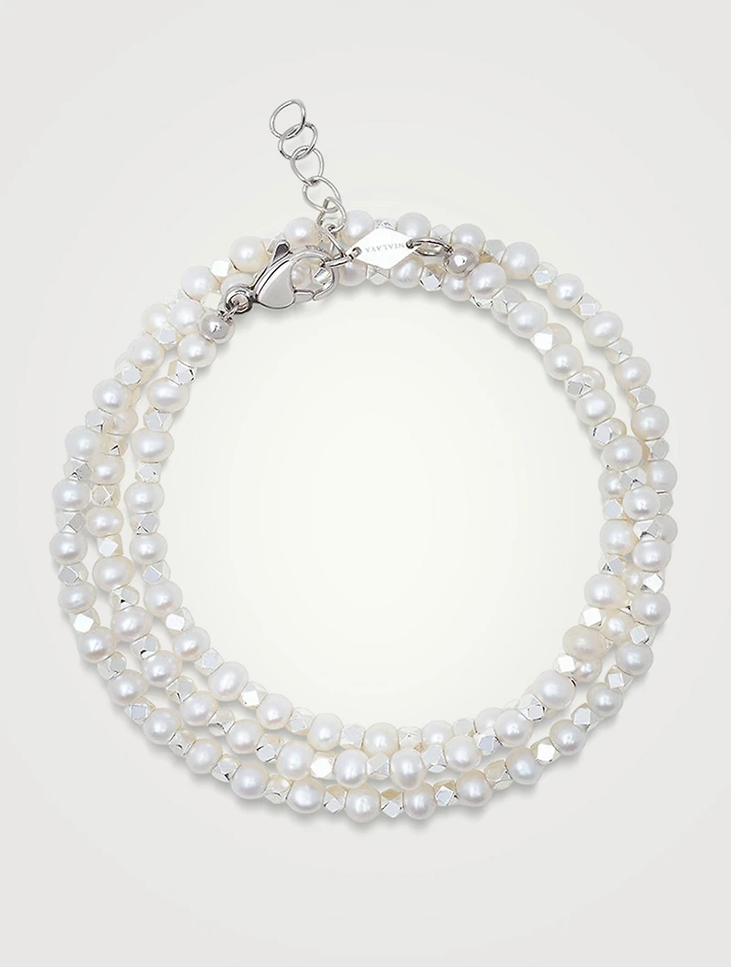 Wrap-Around Pearl Bracelet