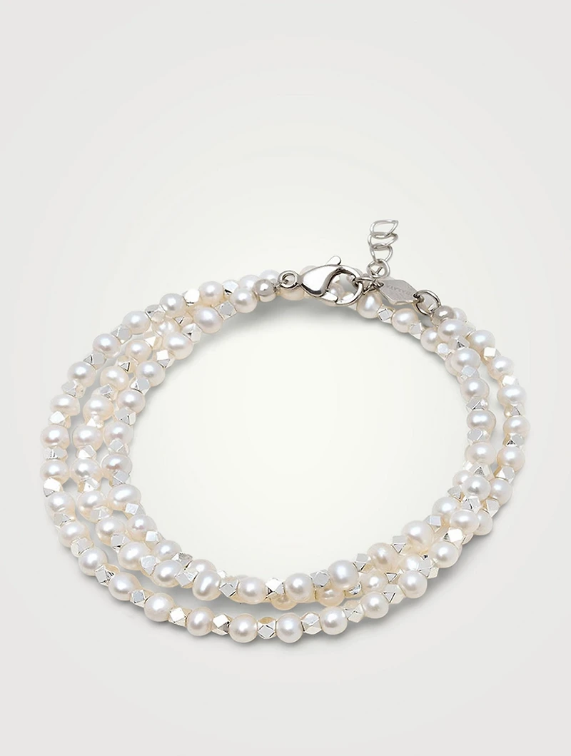 Wrap-Around Pearl Bracelet