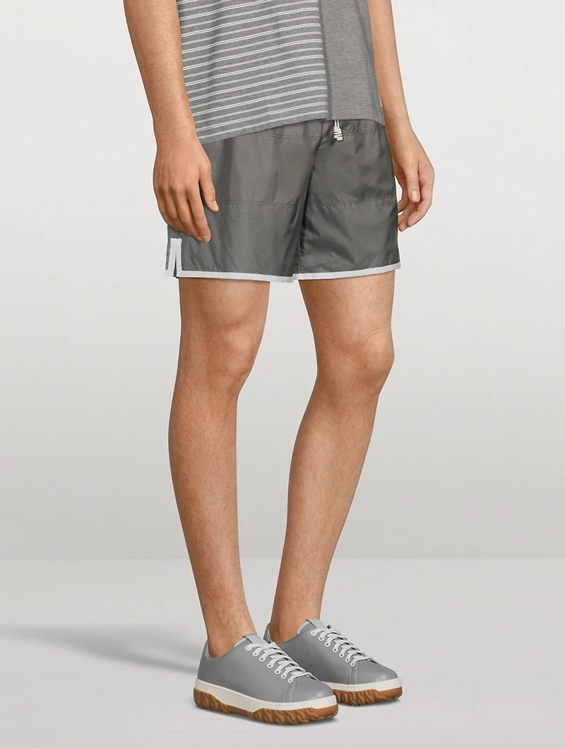 Quilted Ripstop Track Shorts