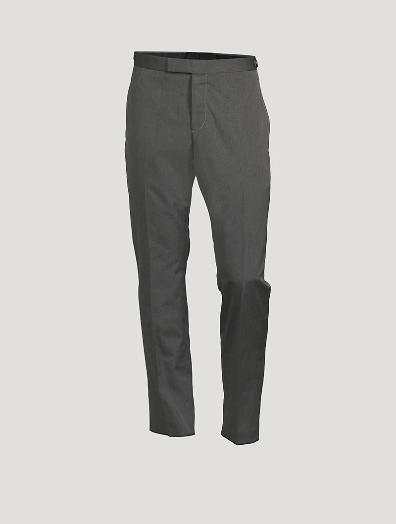 Typewriter Cloth-Low Rise Pants