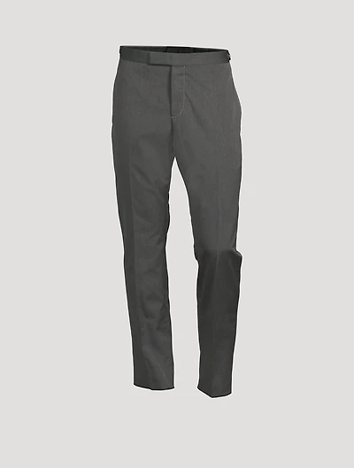 Typewriter Cloth-Low Rise Pants