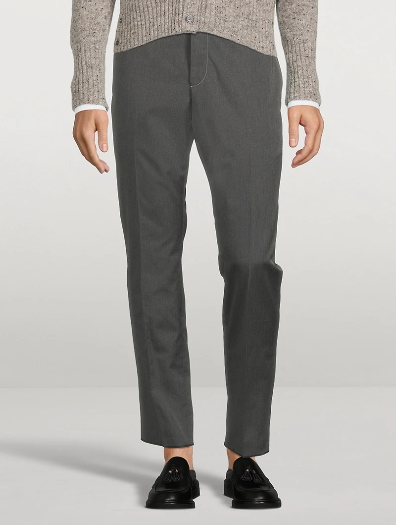Typewriter Cloth-Low Rise Pants