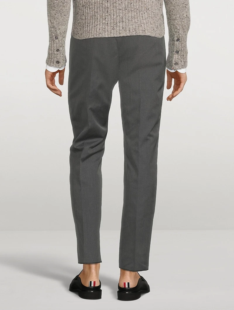 Typewriter Cloth-Low Rise Pants