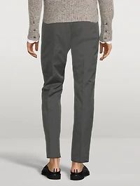 Typewriter Cloth-Low Rise Pants