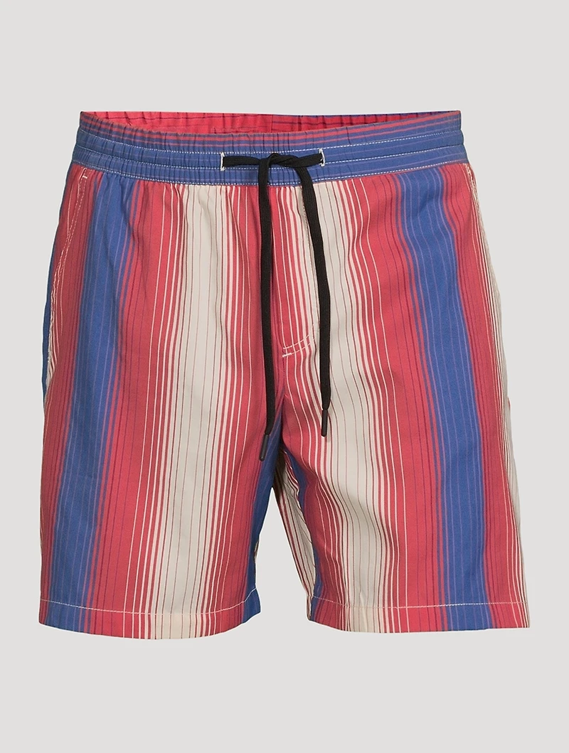 Roy Swim Shorts Gradient Stripe