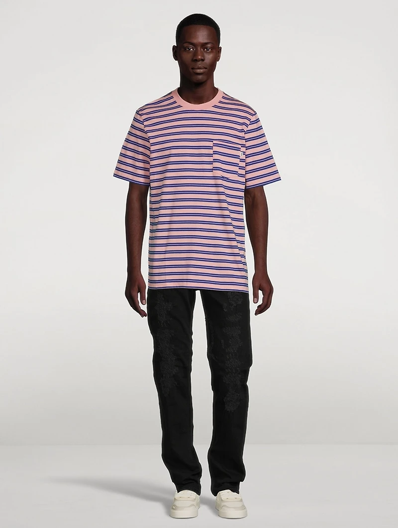 Bobby Cotton Striped T-Shirt