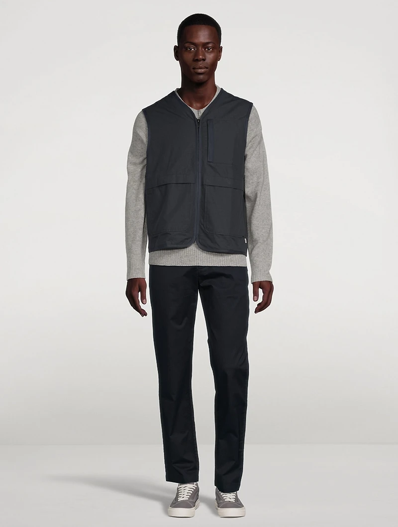 Victor Crispy Check Zip Vest