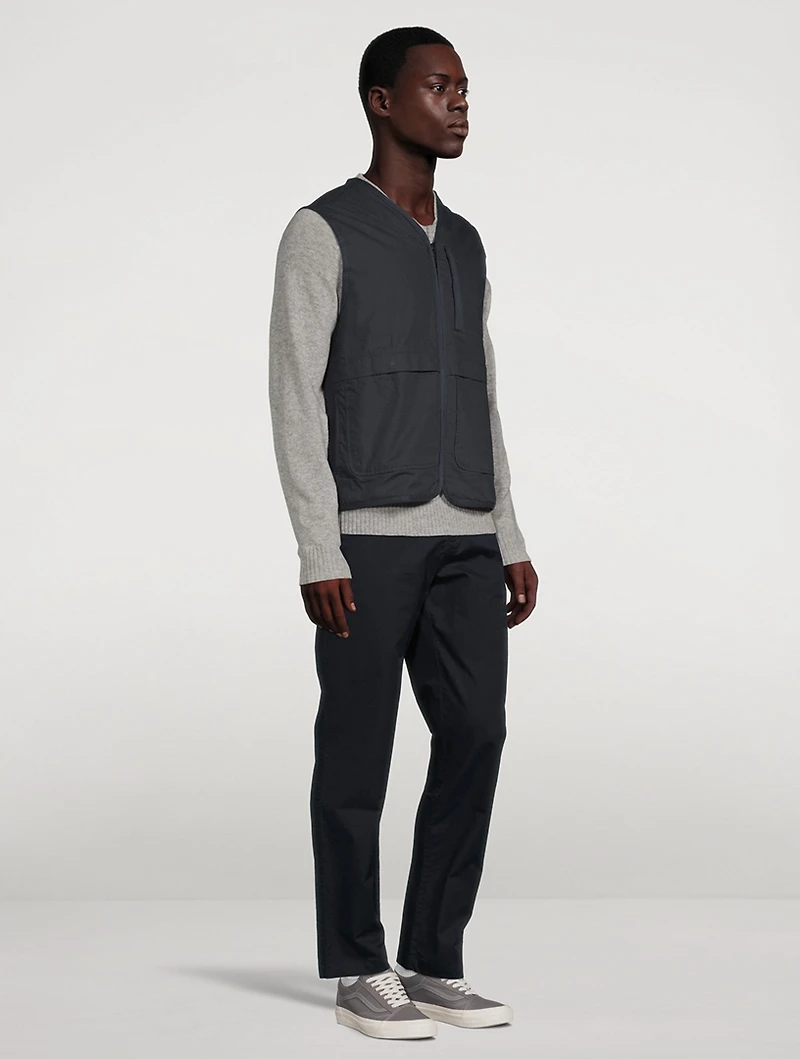 Victor Crispy Check Zip Vest