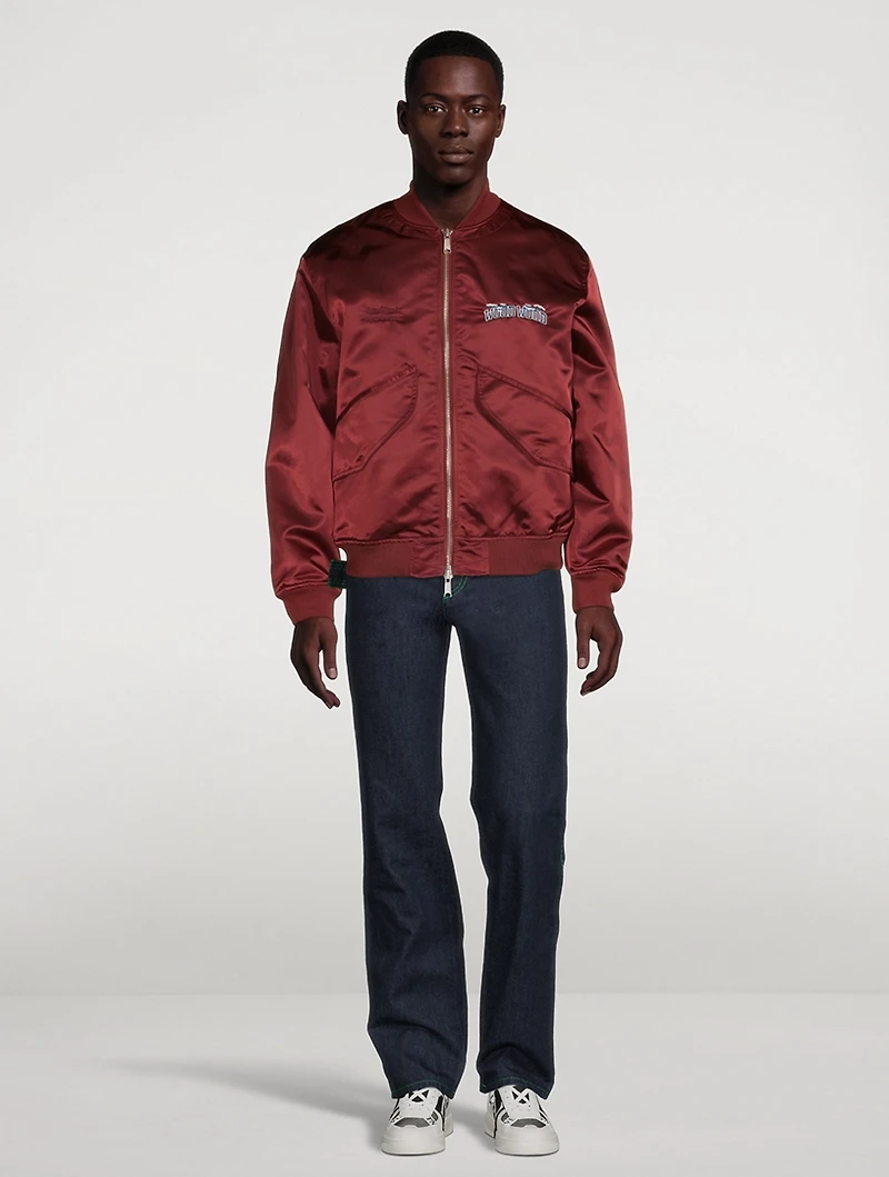 Casey JC Nylon Bomber Jacket