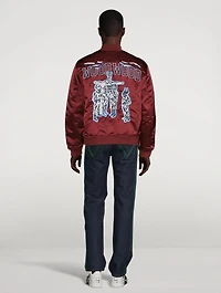 Casey JC Nylon Bomber Jacket