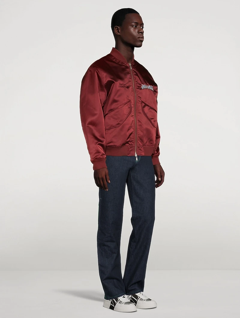 Casey JC Nylon Bomber Jacket